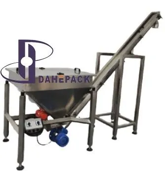 Stainless Steel Hopper Ingredient Screw Conveyor